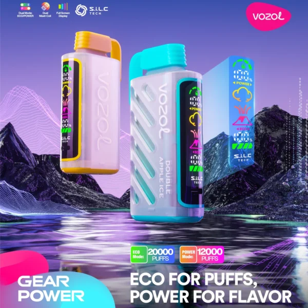 VOZOL Gear Power 20000 Puffs Disposable Vape in UAE