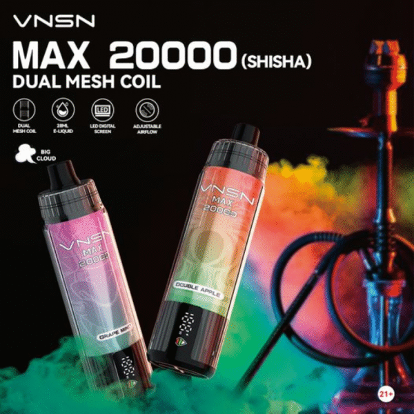 VNSN Max Shisha 20000 Puffs