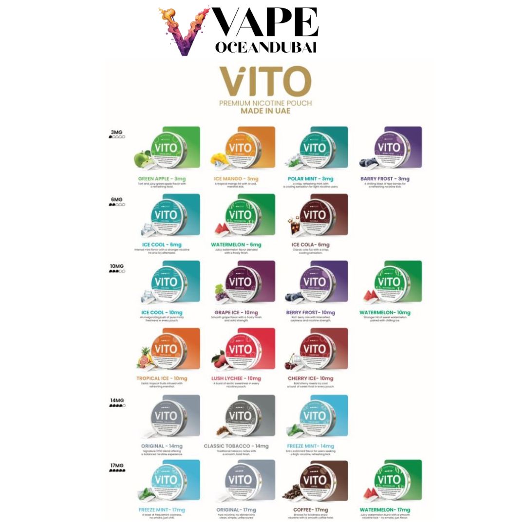 VITO Nicotine Pouches UAE VITO Nicotine Pouches